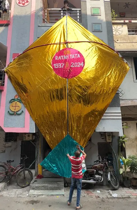 Biggest Kite dedicated to Ratan Tata