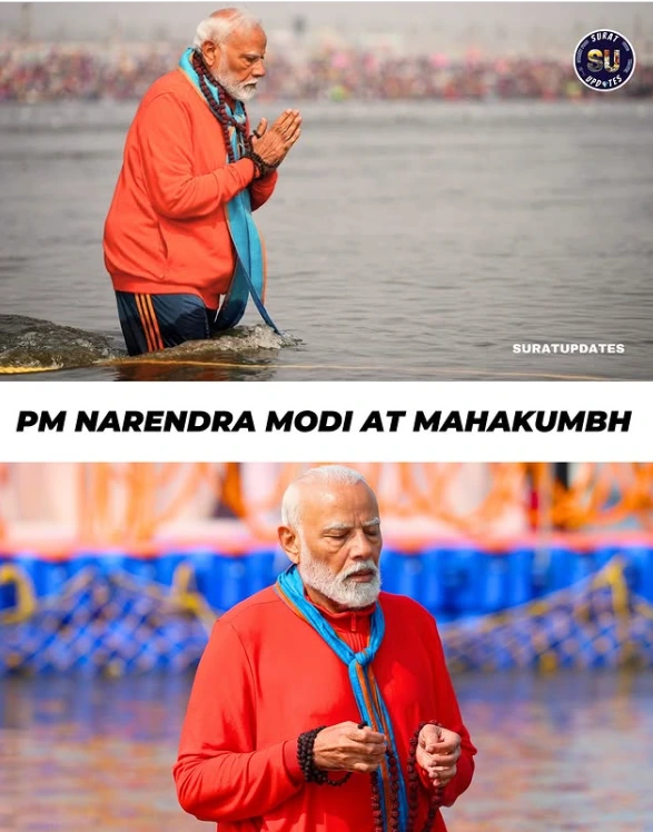 PM Modi at Mahakumbh 2025