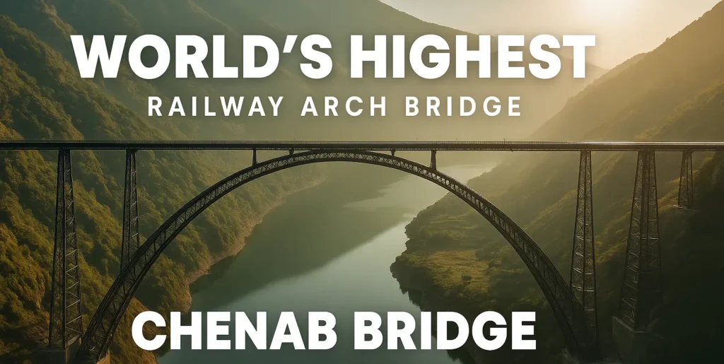 World's highest Bridge - Chenab Bridge